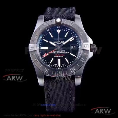 GF Factory Breitling Avenger II GMT Volcano Black 43mm Self-winding 2836 Watch A3239011/BC34-109W